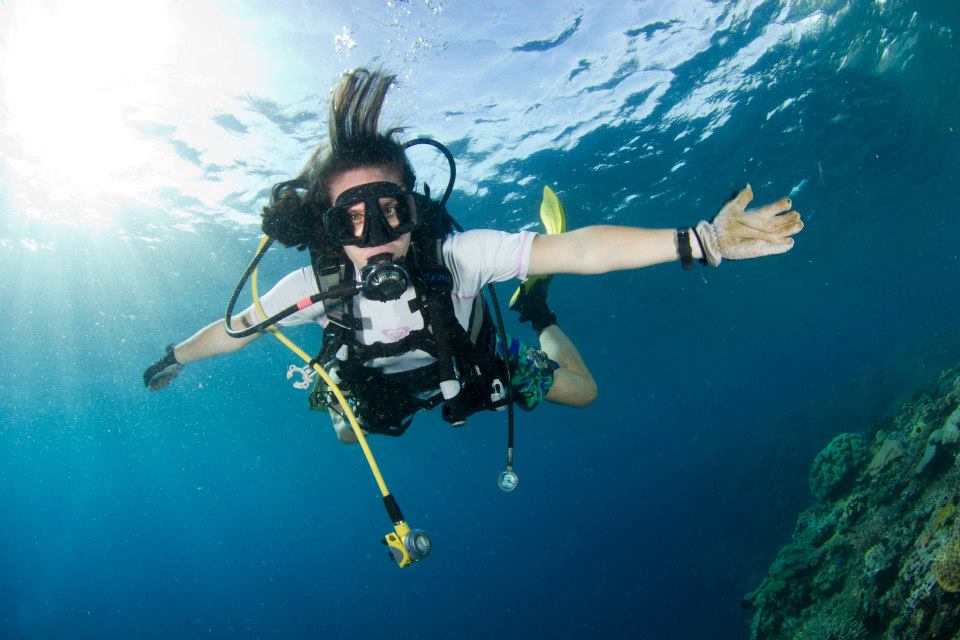 Women snorkelling Women in non traditional occupations abalone diver
